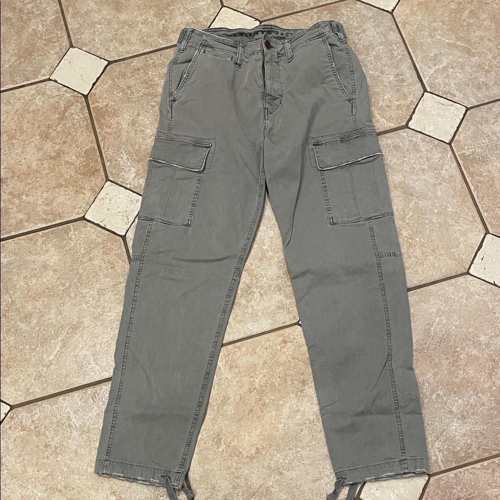 American Eagle Outfitters Men's Cargo Pants in Gray - Picture 5 of 14
